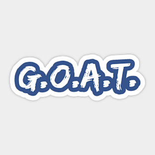 G.O.A.T. Sticker